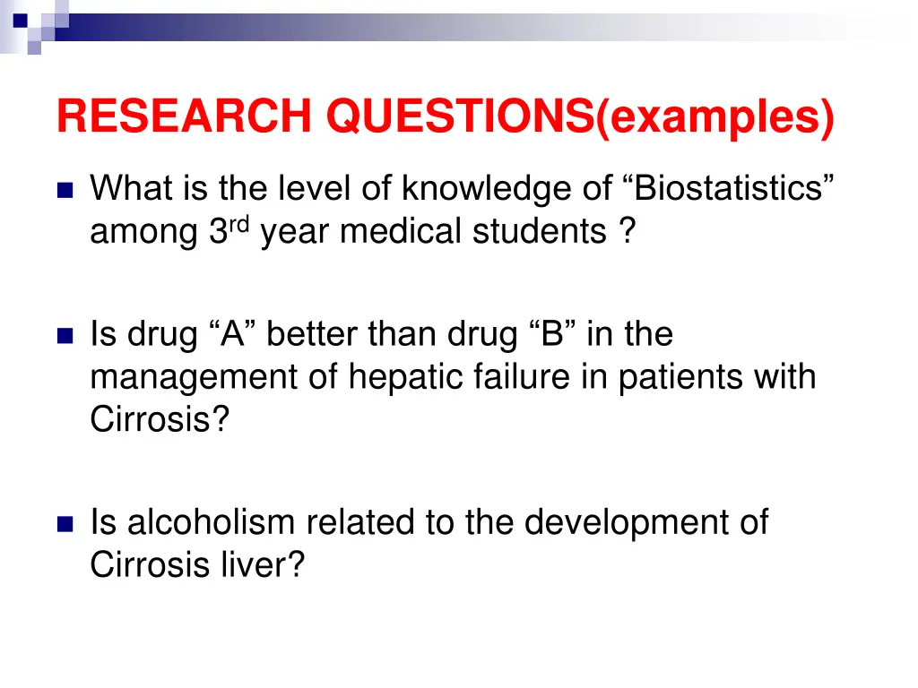 research questions examples