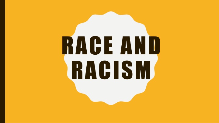 race and racism