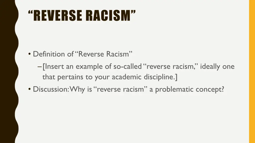 reverse racism