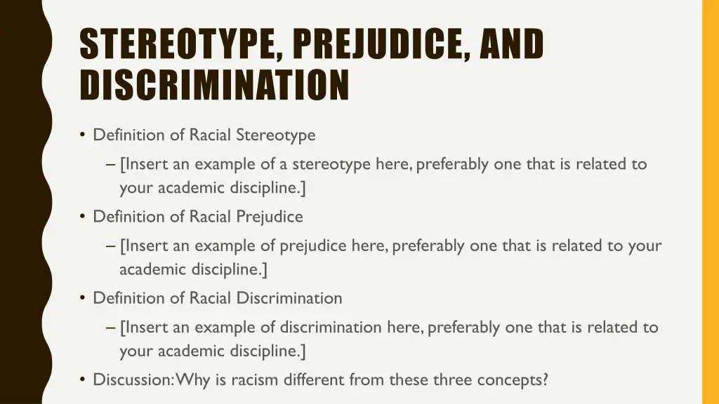 stereotype prejudice and discrimination