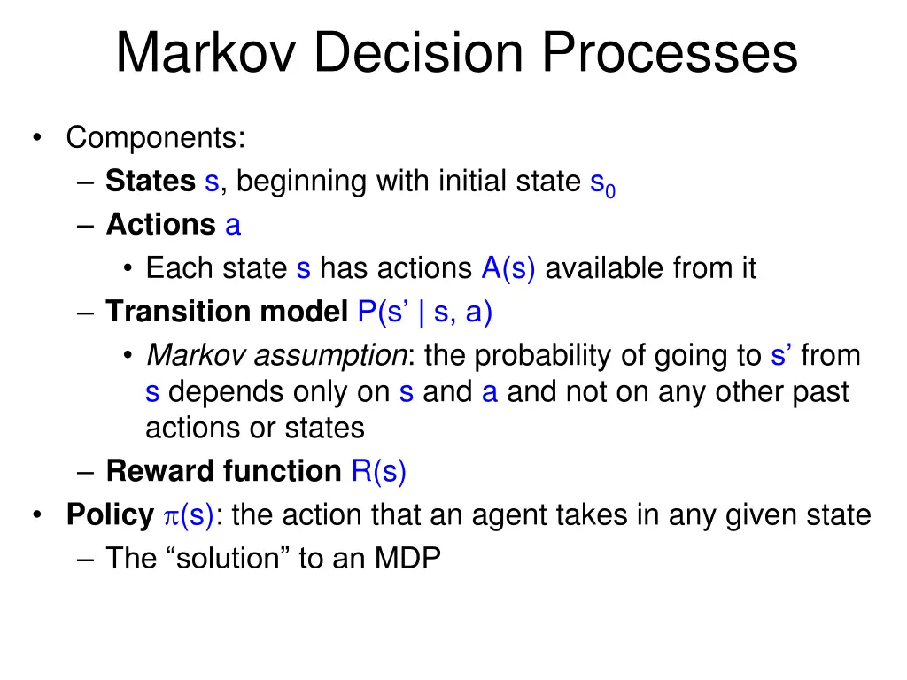 markov decision processes 2