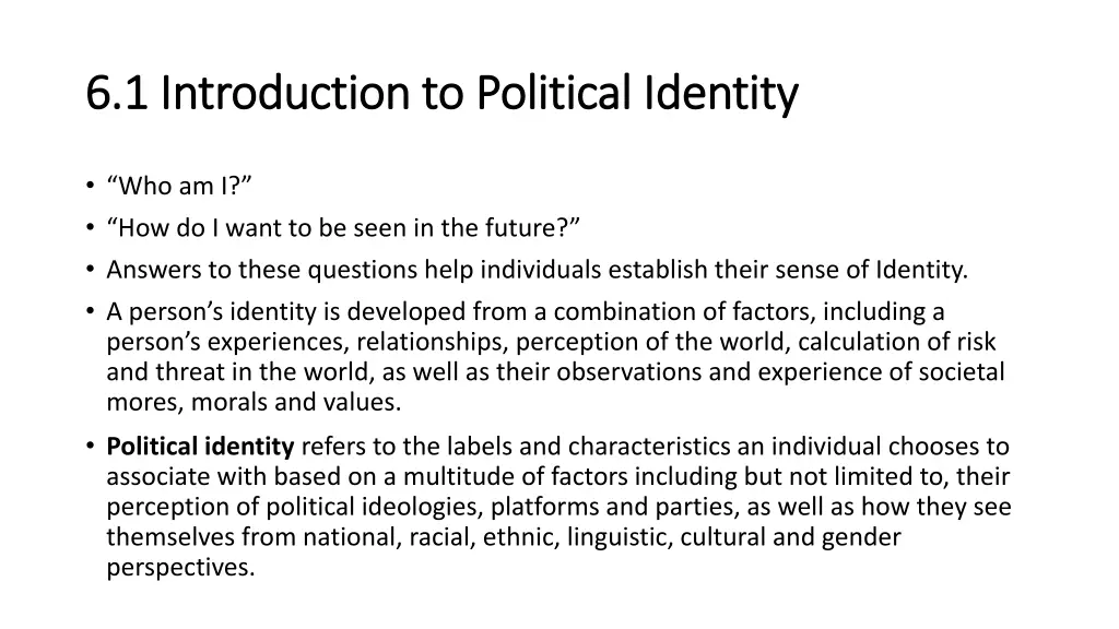 6 1 introduction to political identity