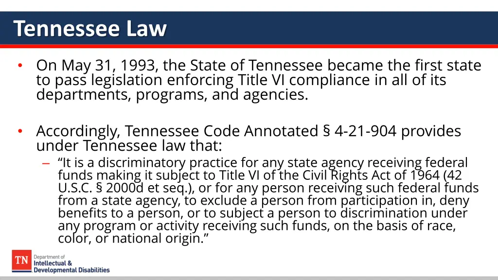 tennessee law