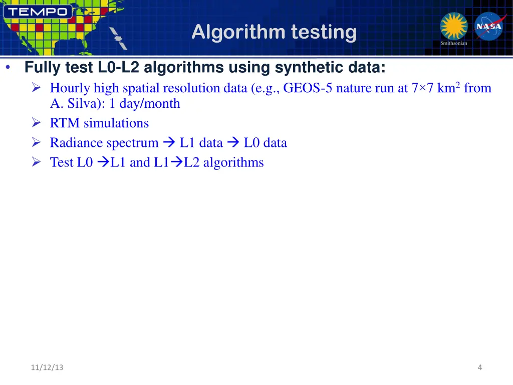 algorithm testing