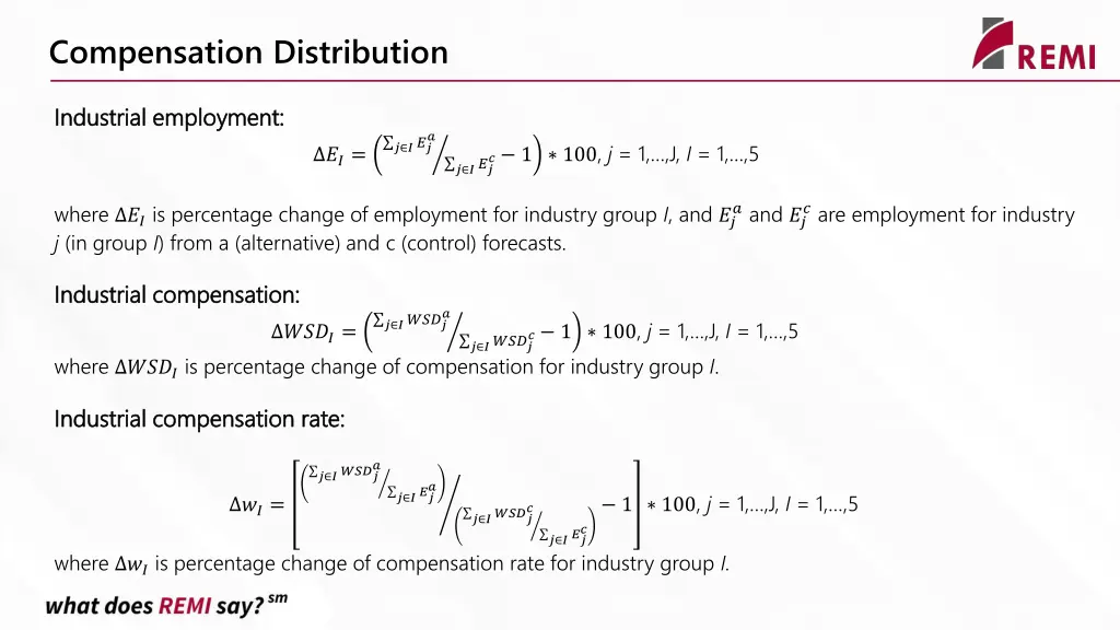 compensation distribution 1