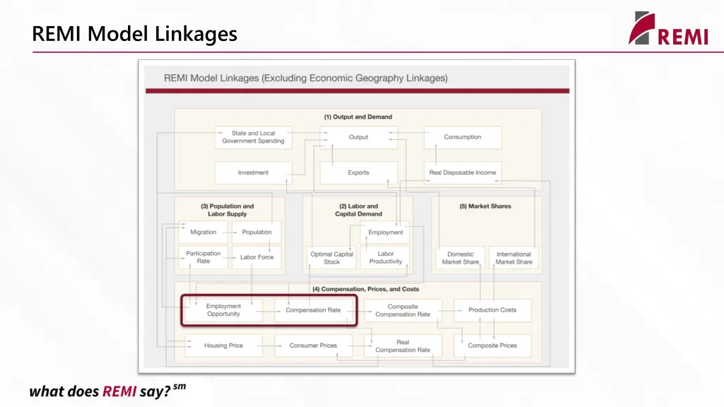 remi model linkages