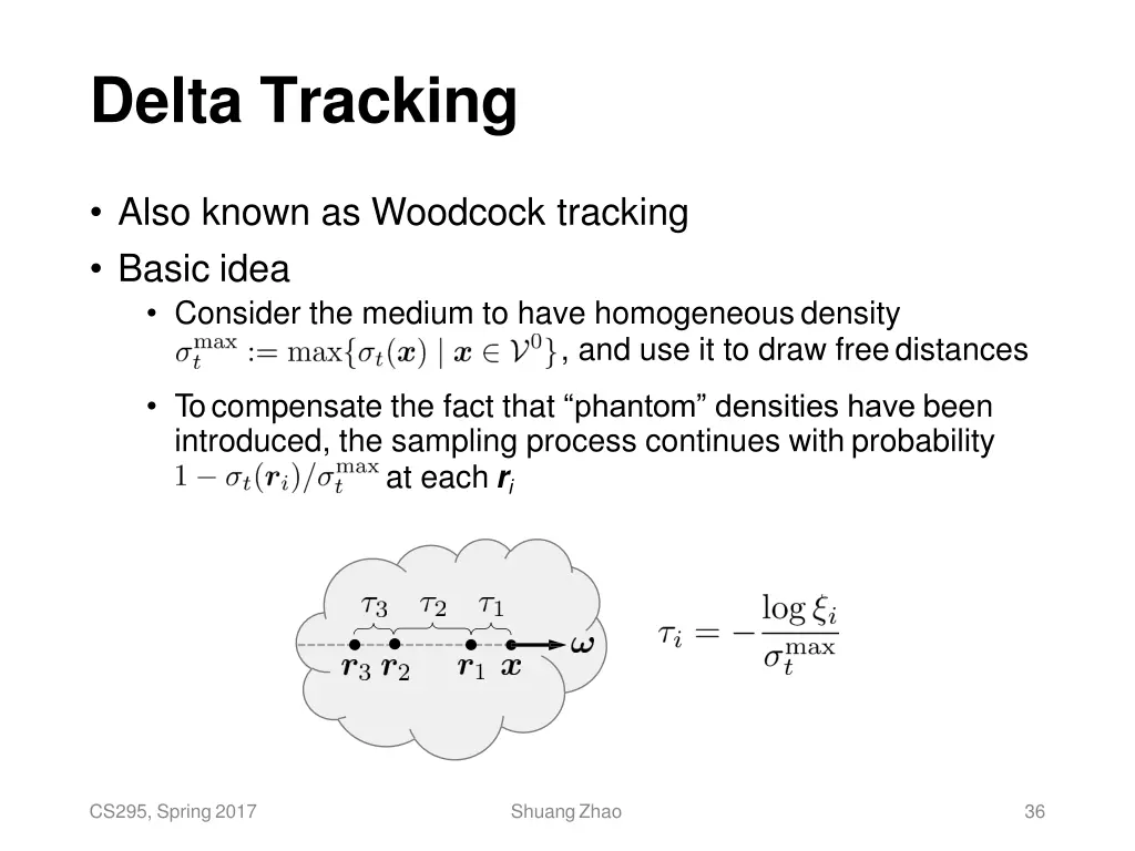 delta tracking