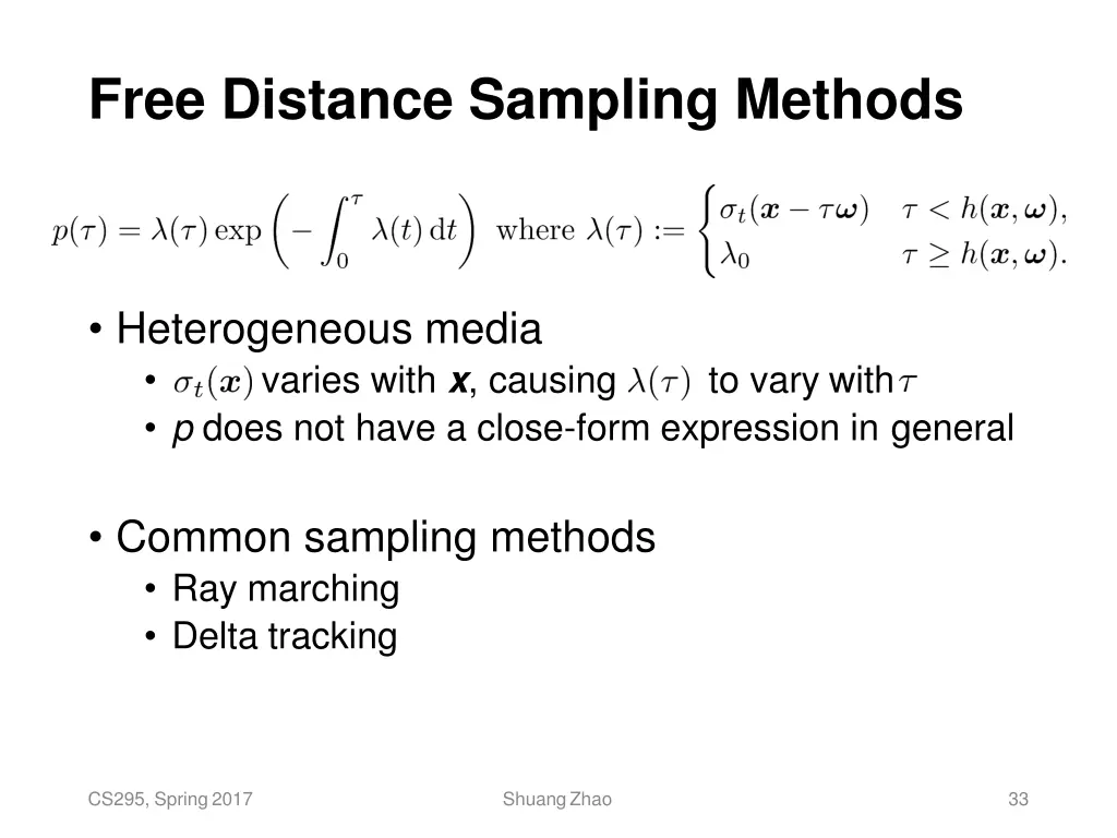 free distance sampling methods 1