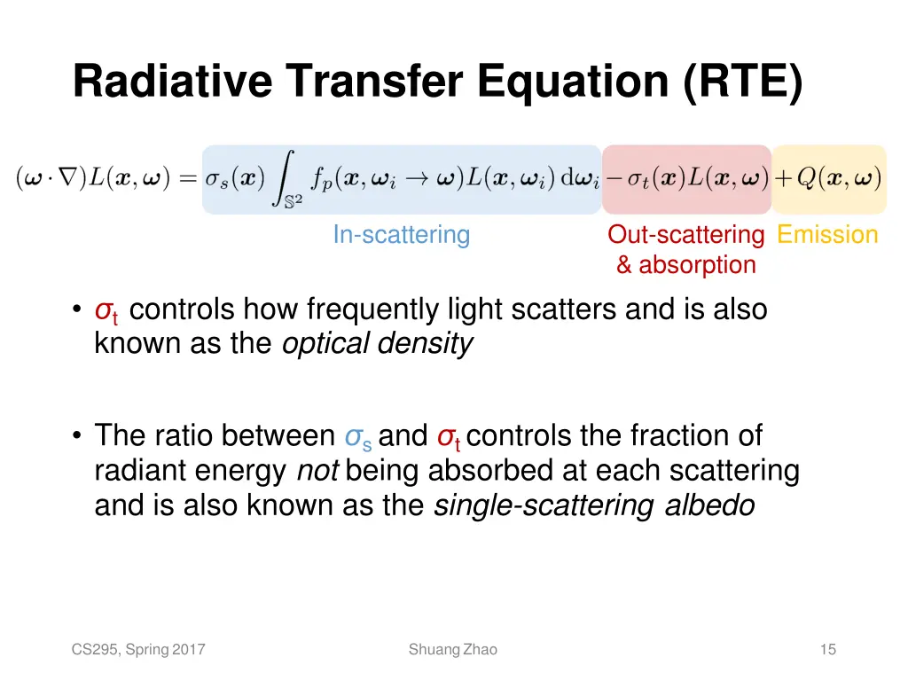 radiative transfer equation rte 4