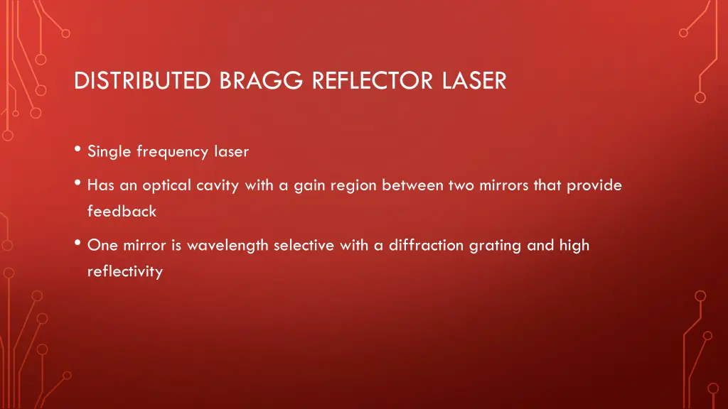 distributed bragg reflector laser