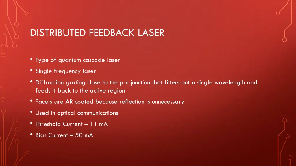 distributed feedback laser