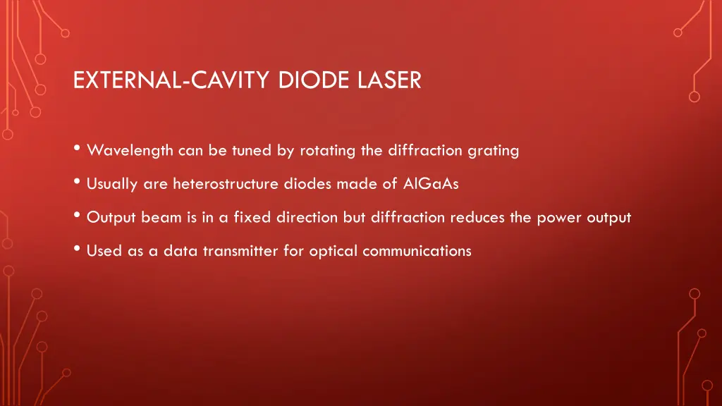 external cavity diode laser