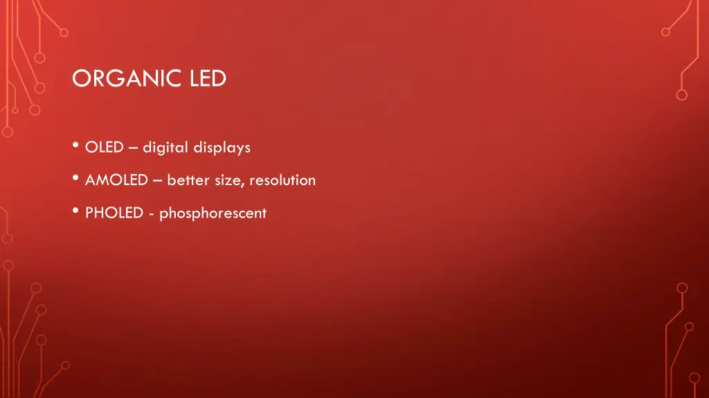 organic led