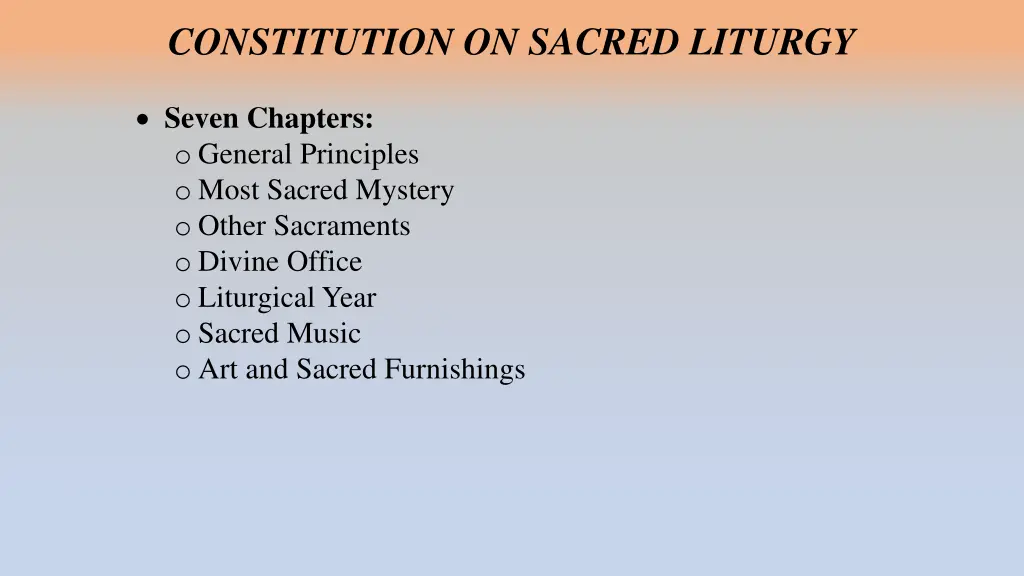 constitution on sacred liturgy