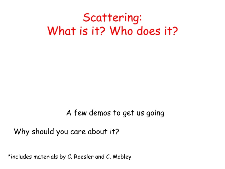 scattering