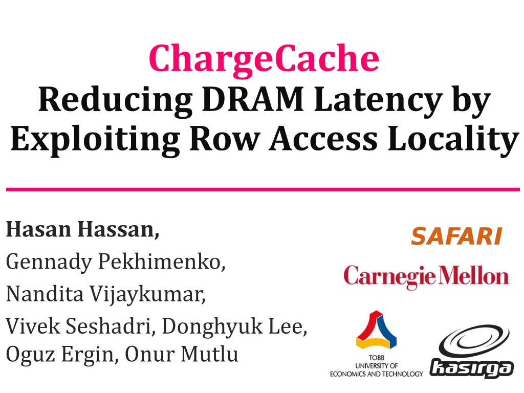 chargecache reducing dram latency by exploiting 1