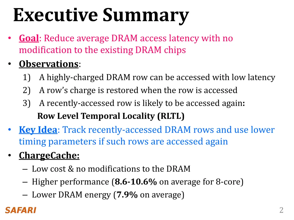 executive summary