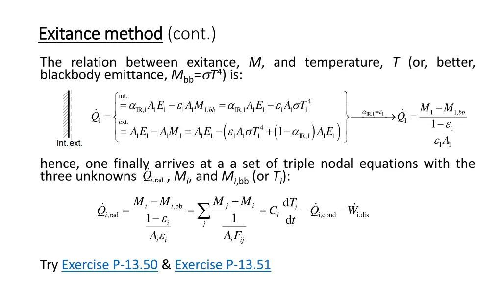 exitance exitance method 1