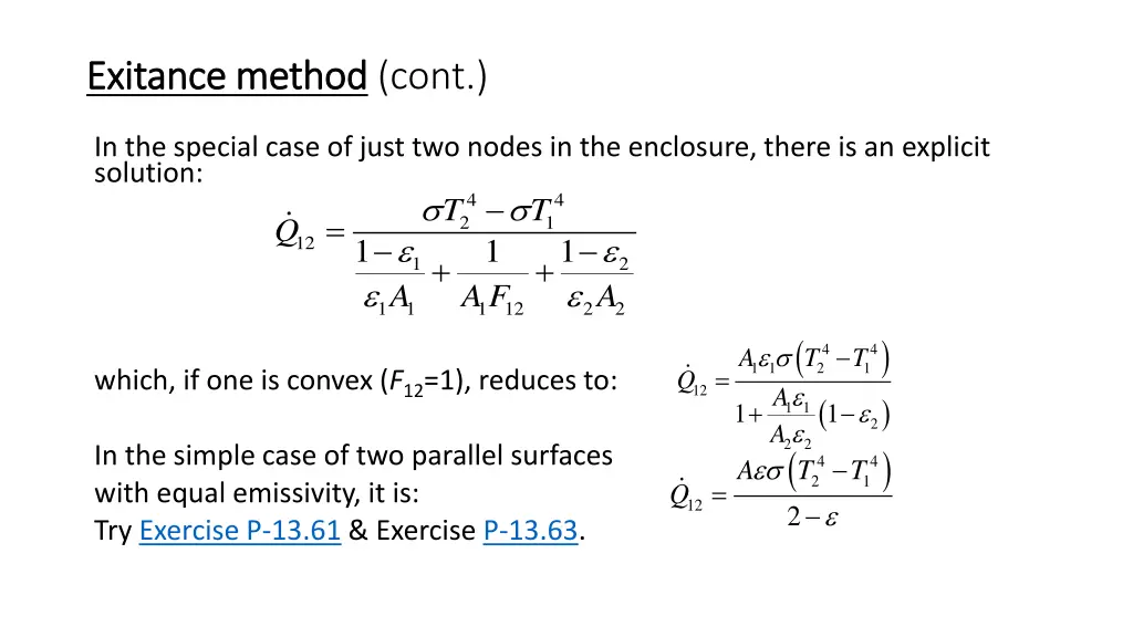 exitance exitance method 2