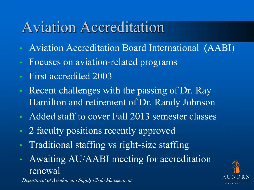 aviation accreditation