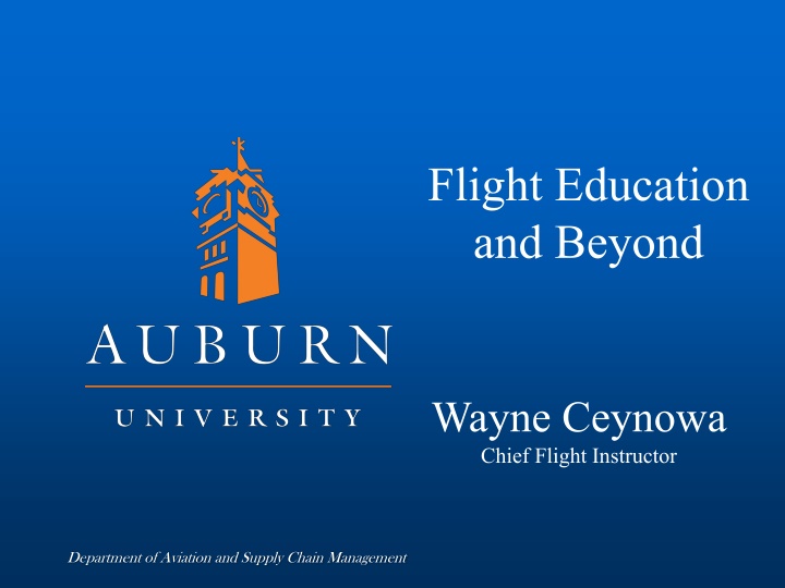 flight education and beyond