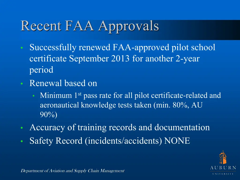 recent faa approvals