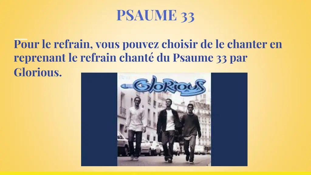 psaume 33 1