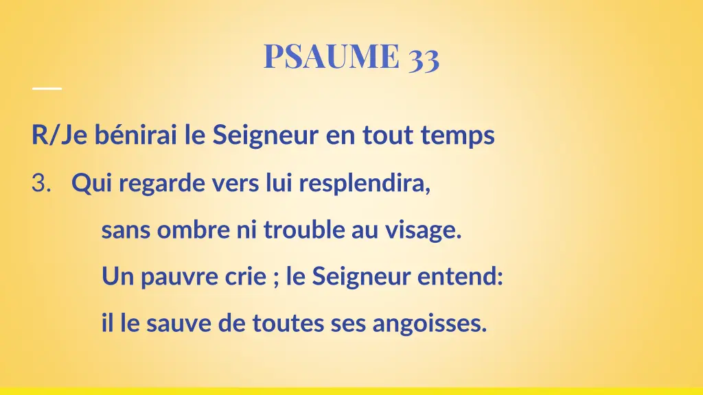 psaume 33 3