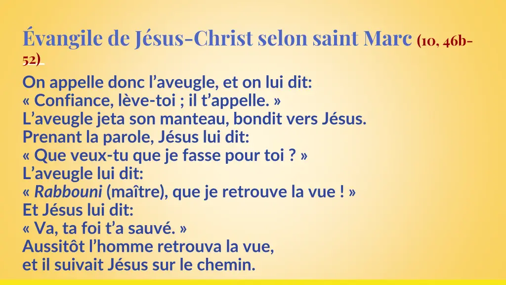 vangile de j sus christ selon saint marc 1