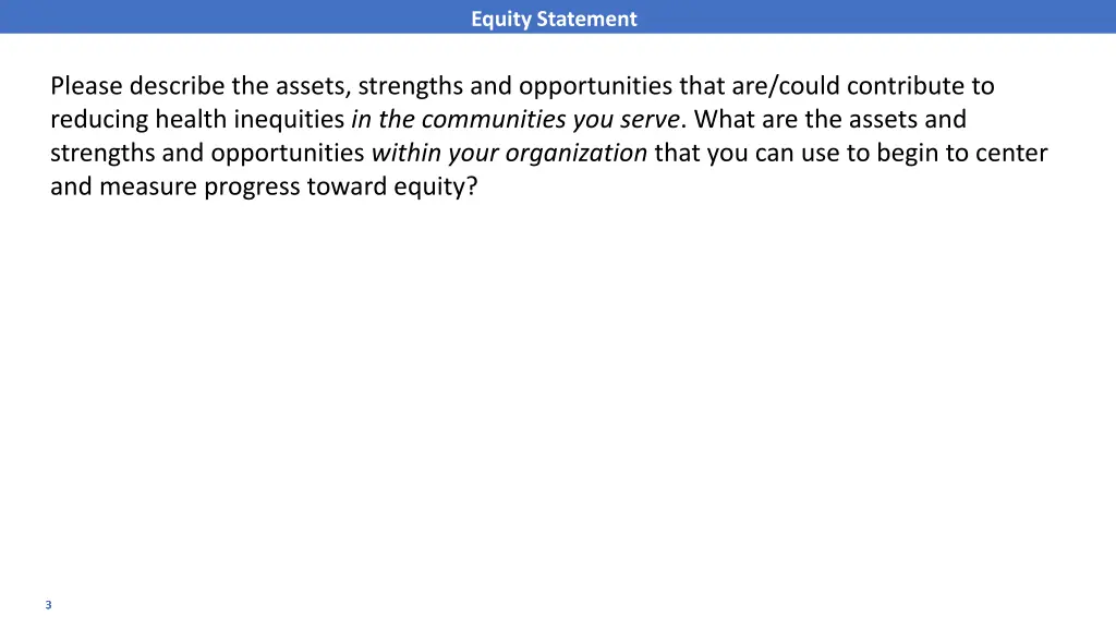 equity statement