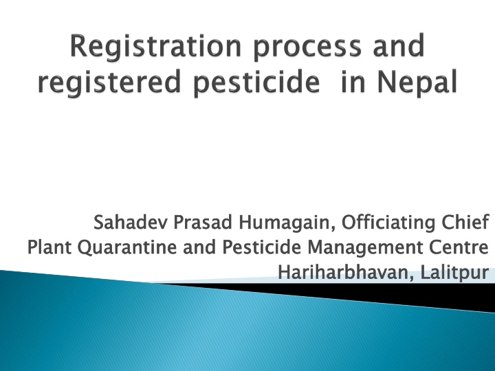 sahadev prasad plant quarantine and pesticide