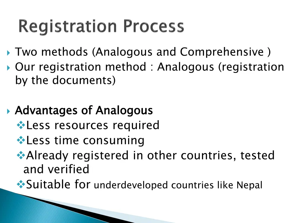 two methods analogous and comprehensive