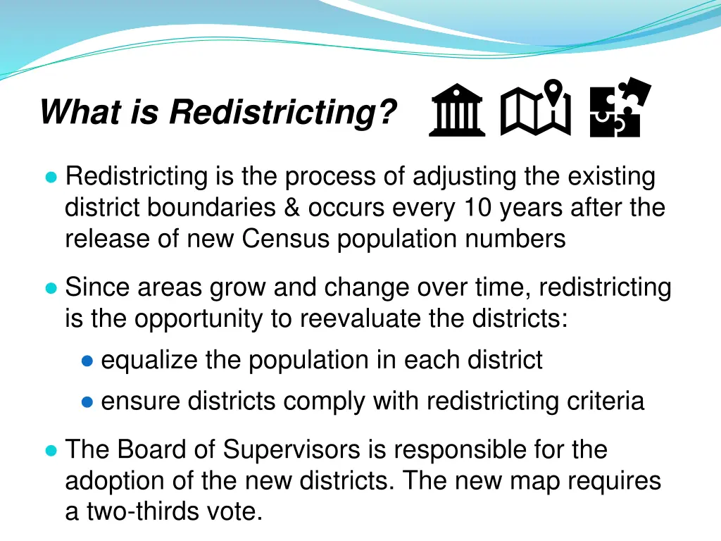 what is redistricting