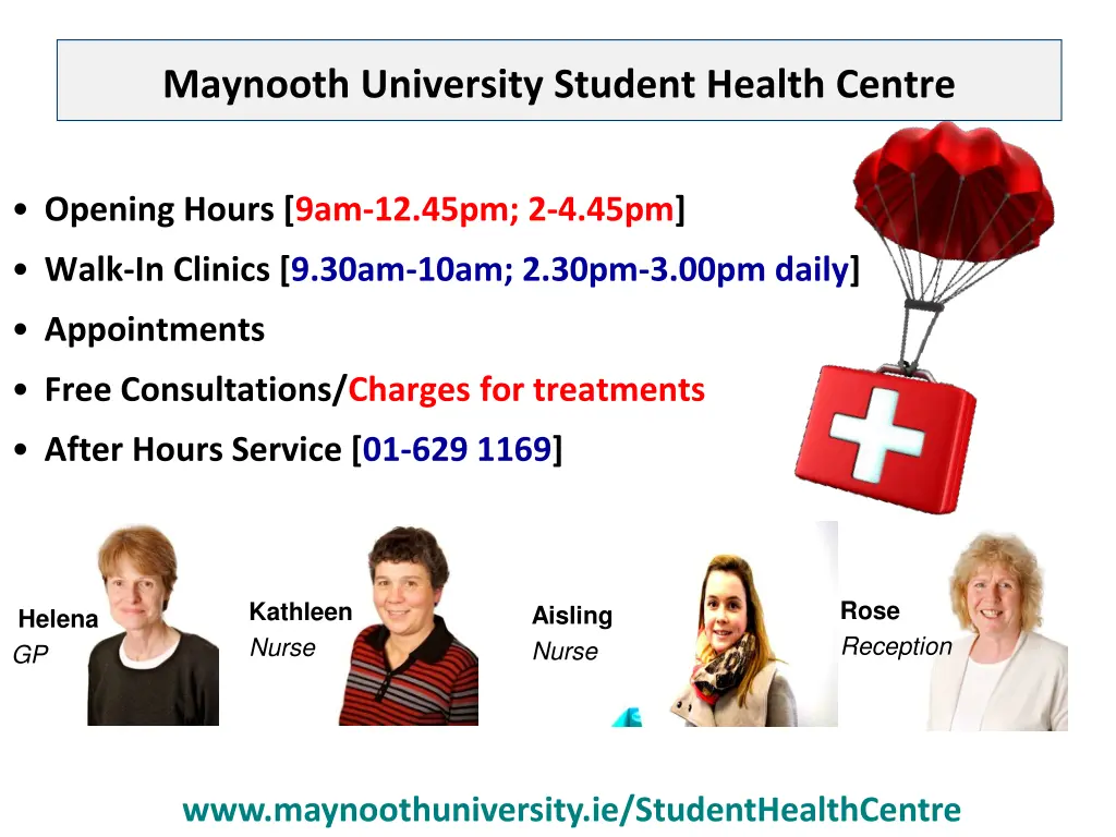 maynooth university student health centre