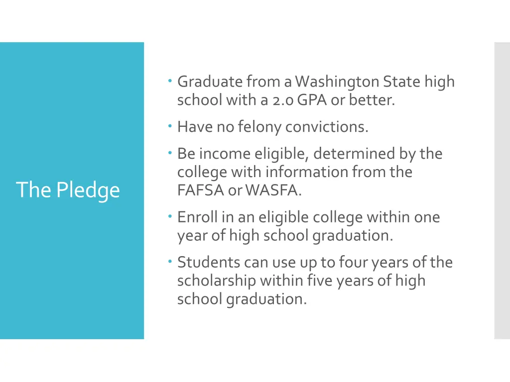 graduate from a washington state high school with