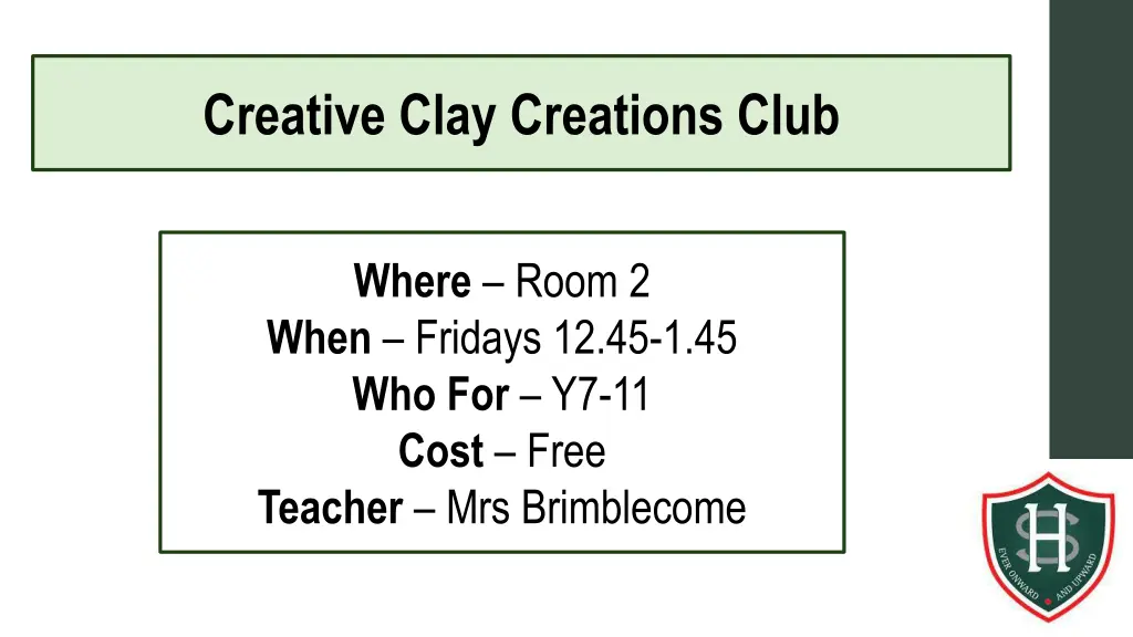 creative clay creations club