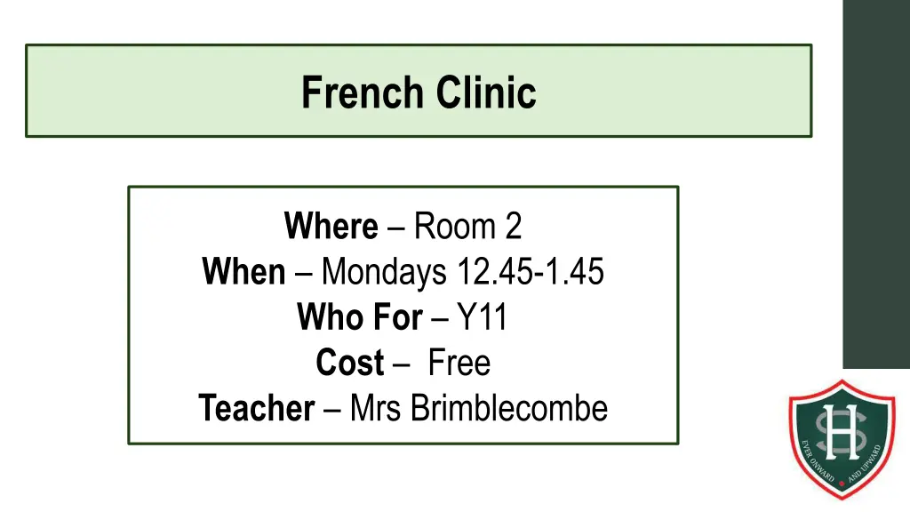 french clinic