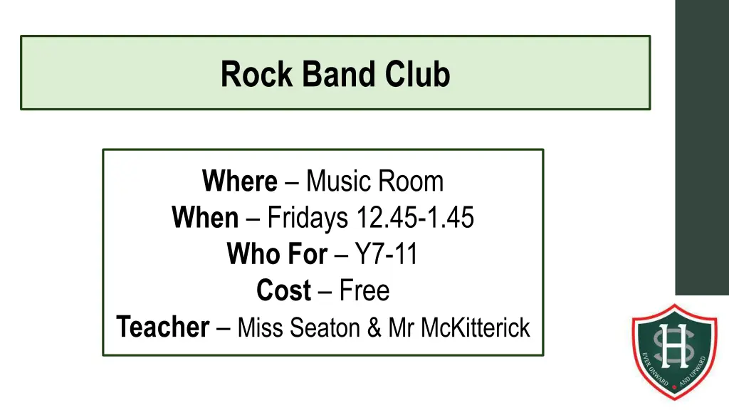 rock band club