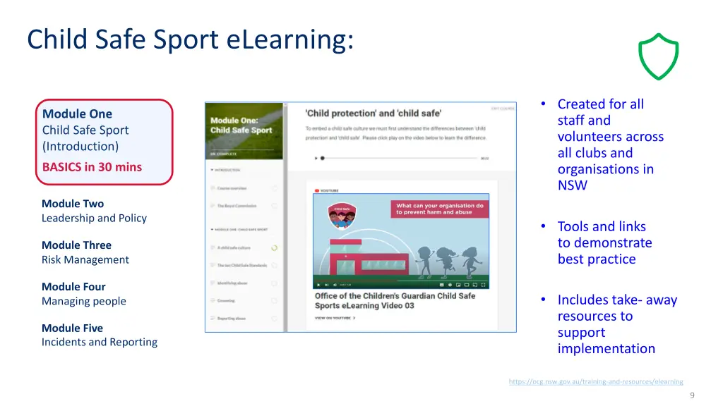 child safe sport elearning