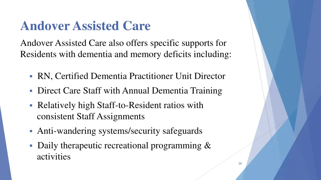 andover assisted care andover assisted care also