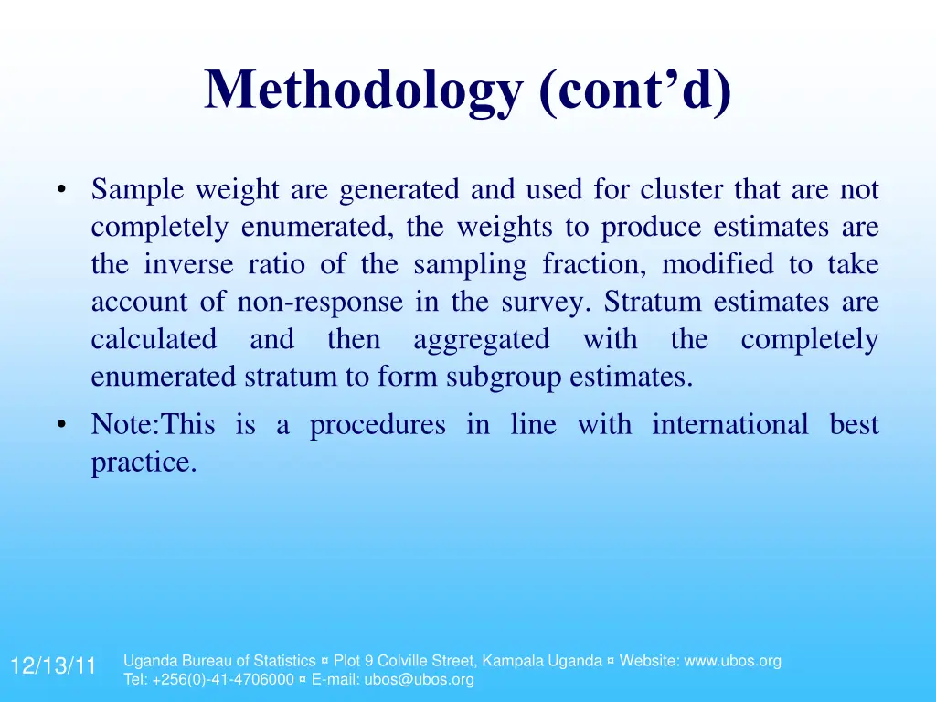 methodology cont d 2