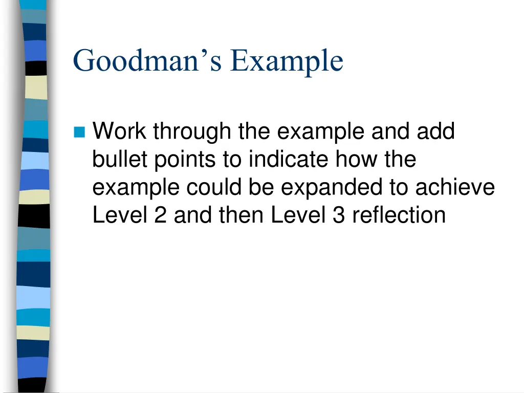 goodman s example