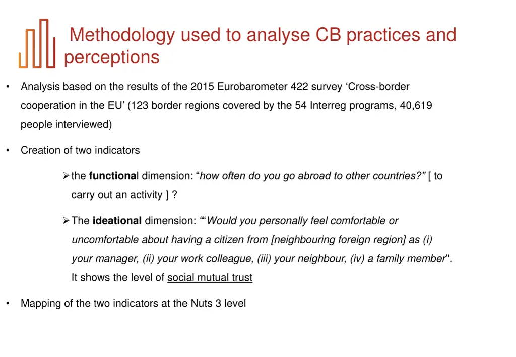 methodology used to analyse cb practices