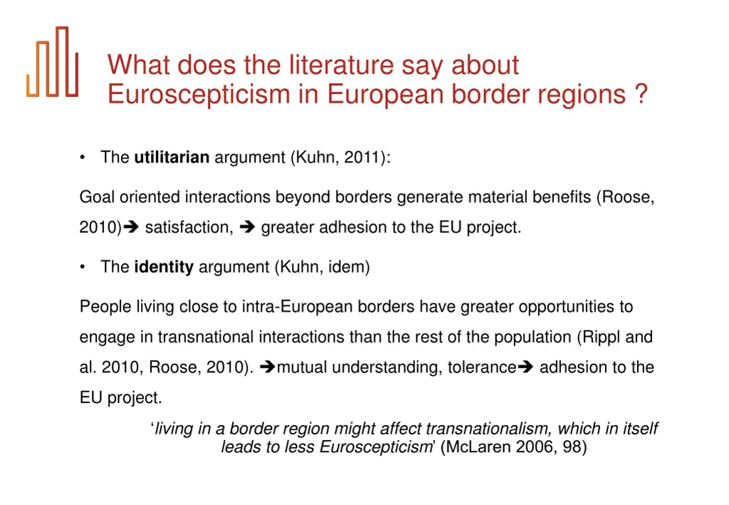 what does the literature say about euroscepticism 1