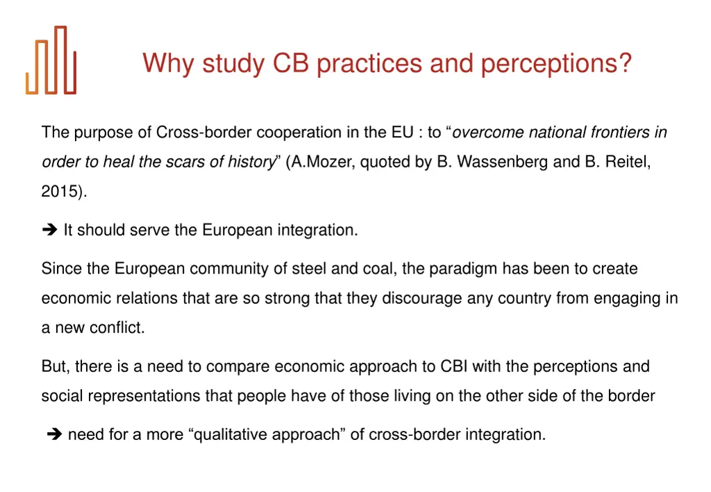 why study cb practices and perceptions