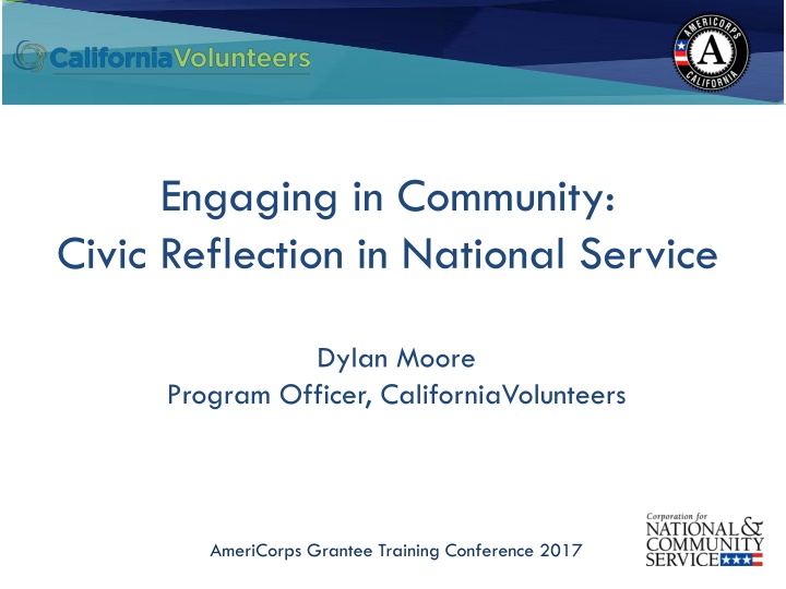 americorps advantage californiavolunteers grantee