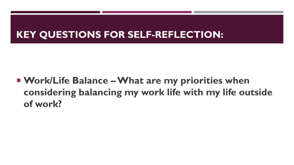 key questions for self reflection 4