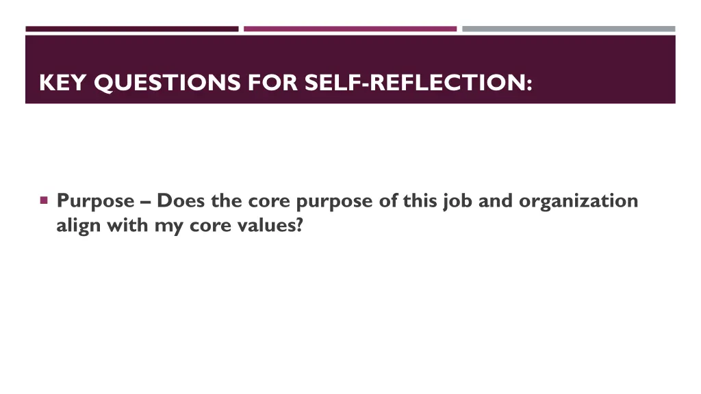 key questions for self reflection 5