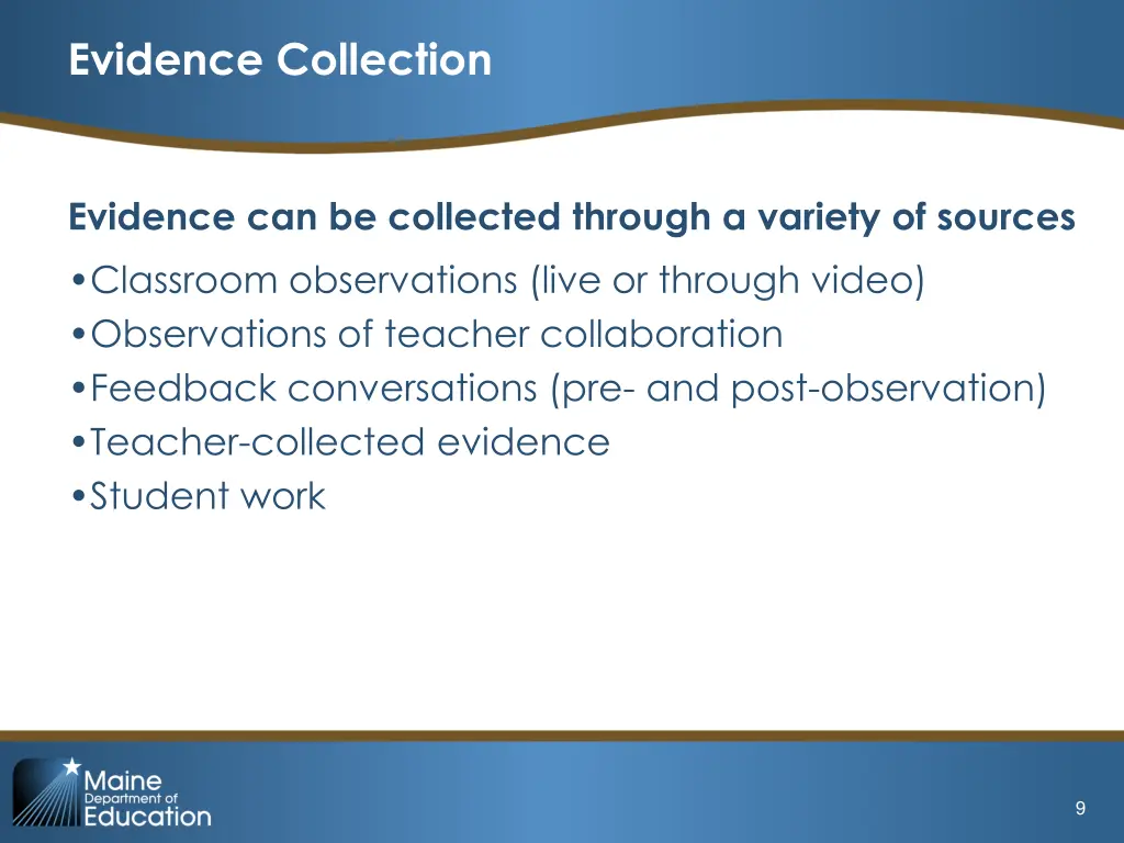 evidence collection