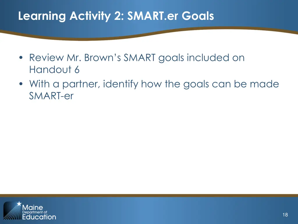 learning activity 2 smart er goals